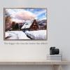Diamond Embroidery Snow Huts Landscape Handmade Diamond Painting Cross Stitch