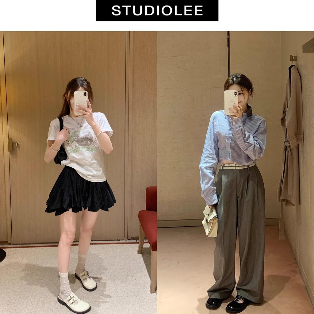 Vielseitige Dicksohlige Big-Head-Doppelschnalle Lazy-Bag-Kopf graviert Mary Jane Halbschleppmädchen Frühling und Sommer