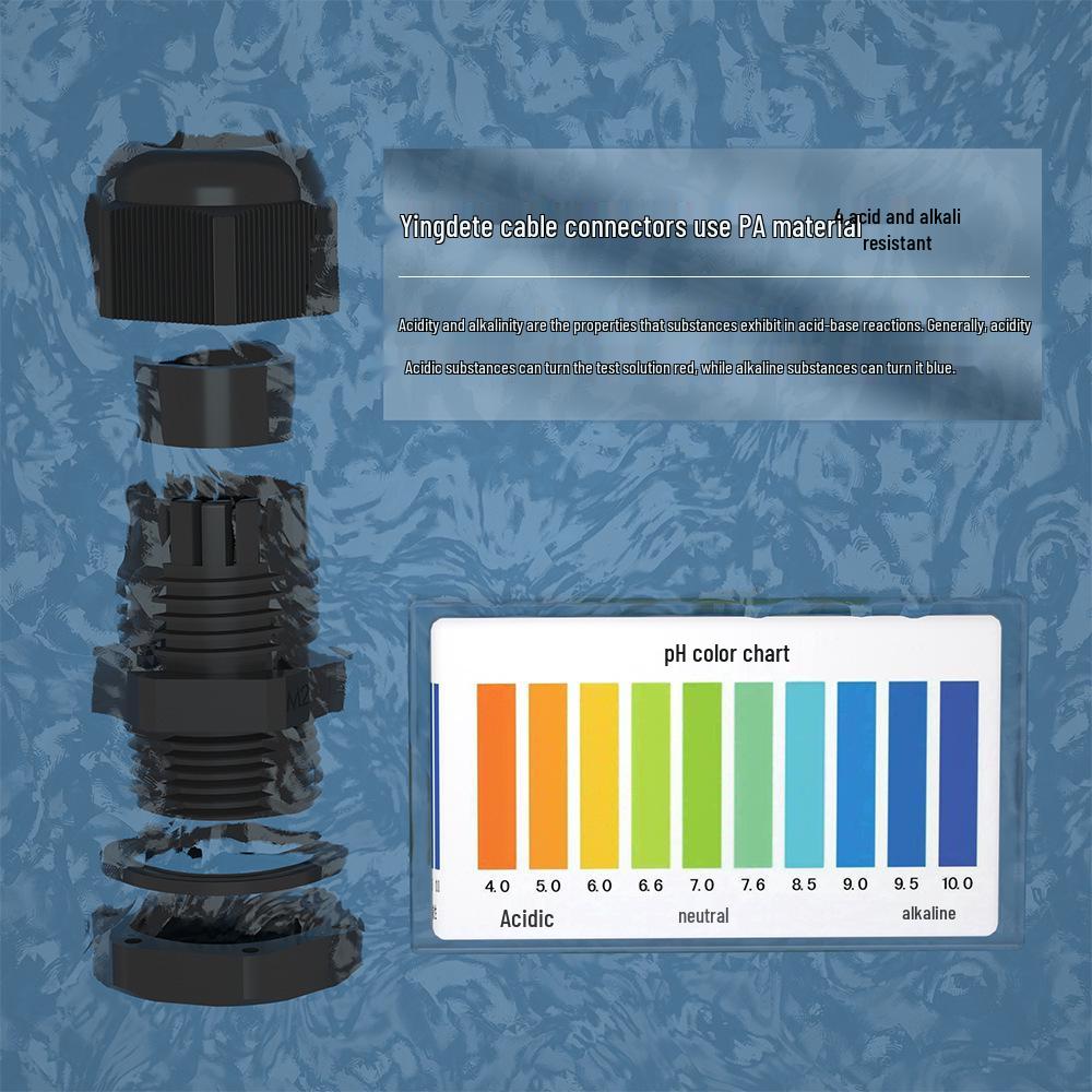 Waterproof Nylon Cable Connector M20*1.5 Plastic Sealing Gland Industrial Accessory