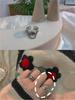 Sterling Stylish 925 Silver Womens Ring With Unique Open Design And Retro Smile Face For A Distinctive Fashion Statement