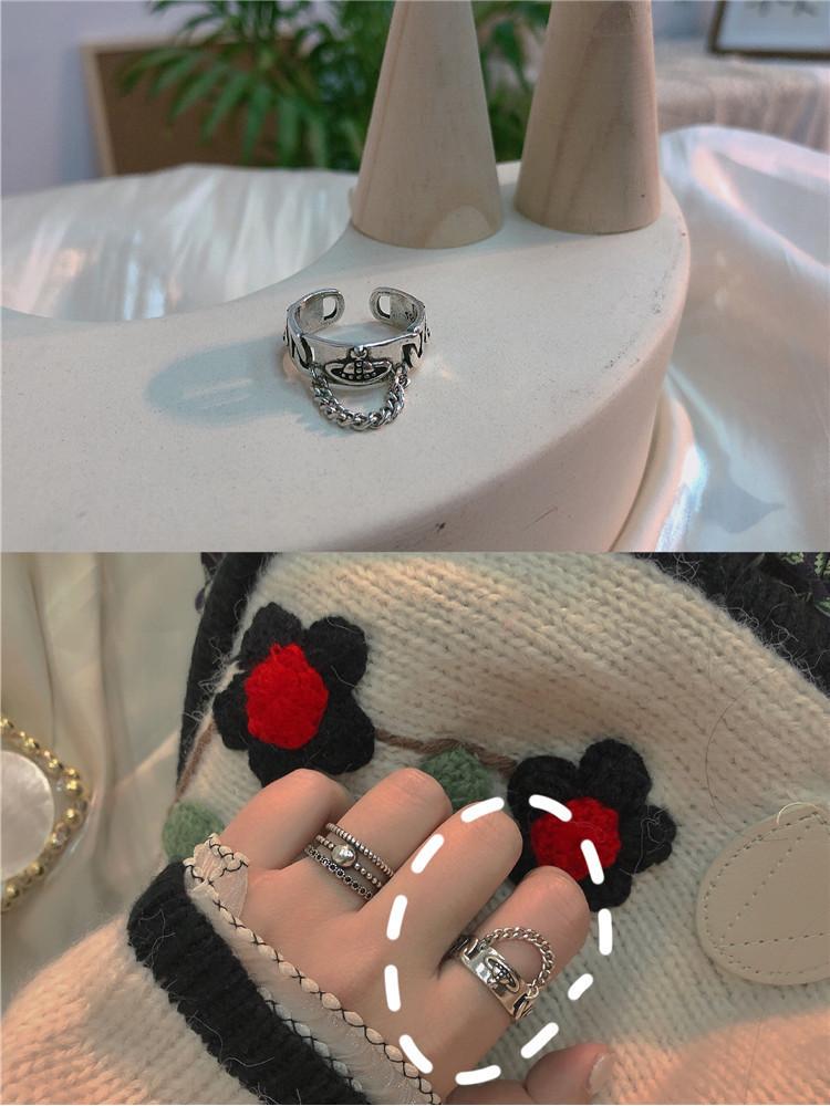 Sterling Stylish 925 Silver Womens Ring With Unique Open Design And Retro Smile Face For A Distinctive Fashion Statement
