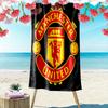 1pz Telo da Spiaggia Manchester United Manchester City, Un Telo da Spiaggia Vivace Adatto per Attività all'Aperto, Campeggio, Escursionismo