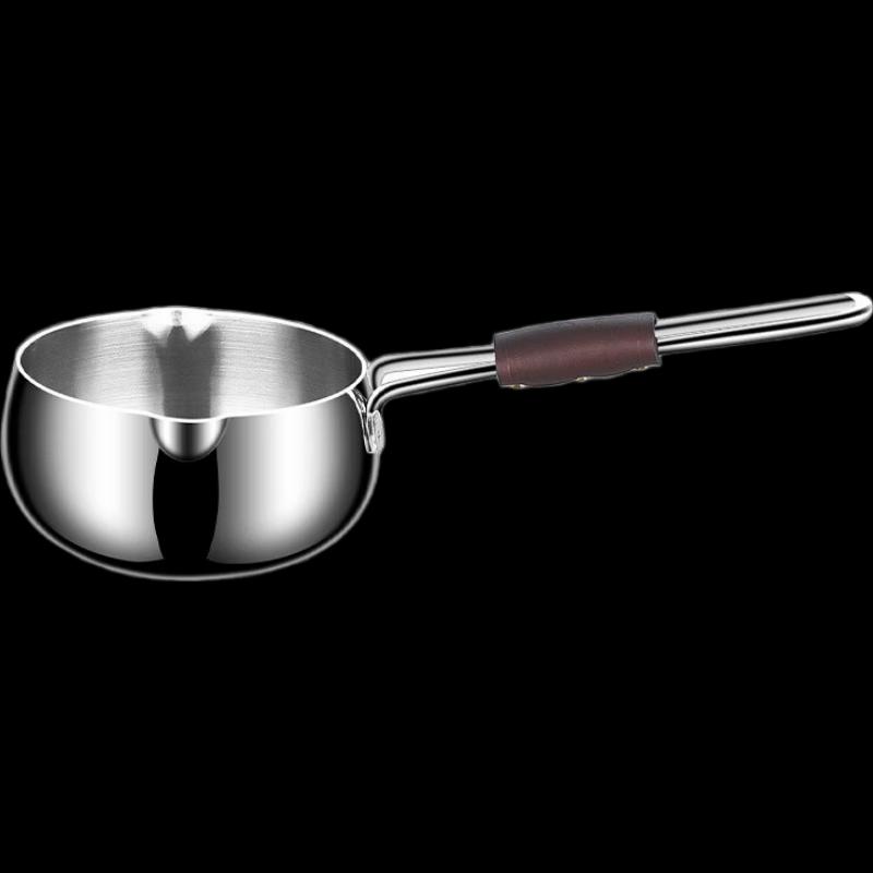 ZISIZ 304 Stainless Steel Hot Oil & Noodle Pot with Pour Spout