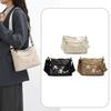 Flower Embroidery Crossbody Bag Fashion Casual Women Shoulder Bag Large Capacity Multi Pockets Purses Daily Portable Handbag