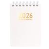 2026 Day Planner A7 Pocket Size Coil Notebook for Law Nursing Sketching Office Task Organizer for Work Study Planning