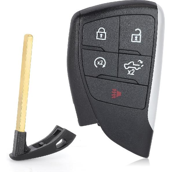 Keyecu Replacement Smart Remote Car Key Fob for GMC Sierra 1500 2500 3500 -2024 YG0G21TB2 13548437 13548440 433MHz 5Buttons