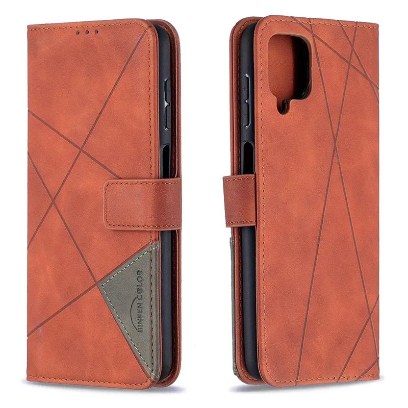 Wallet Flip Case For Samsung Galaxy A12 Cover Case on For Samsung A 12 A125 SM-A125F Magnetic Leather Stand Phone Protective Bag