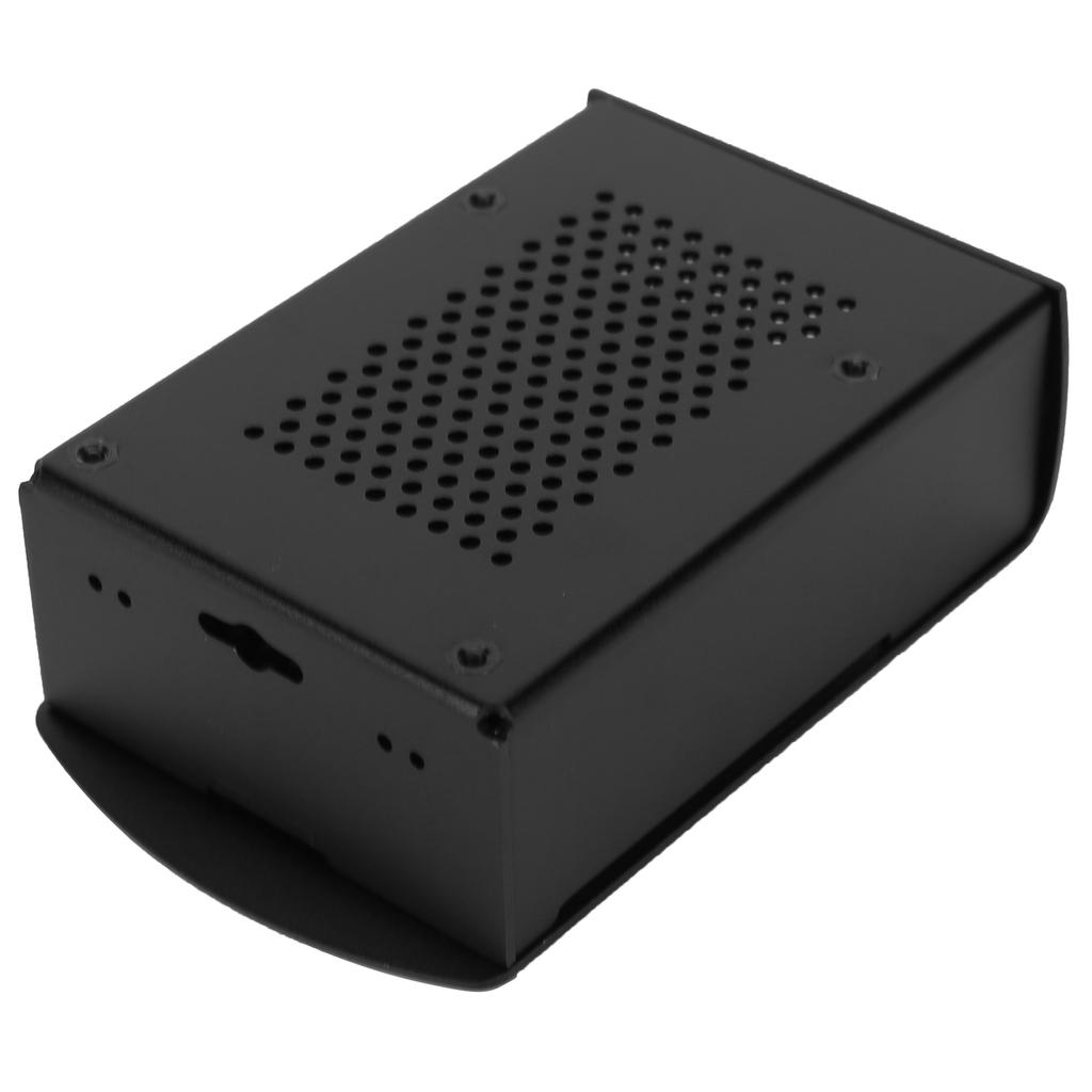 Enclosure for Raspberry Pi Aluminum Alloy Wall Mounted Cooling Protective Shell with Fan