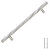 Furniture Handles 5 Pcs Silver 192 Mm Stainless Steel