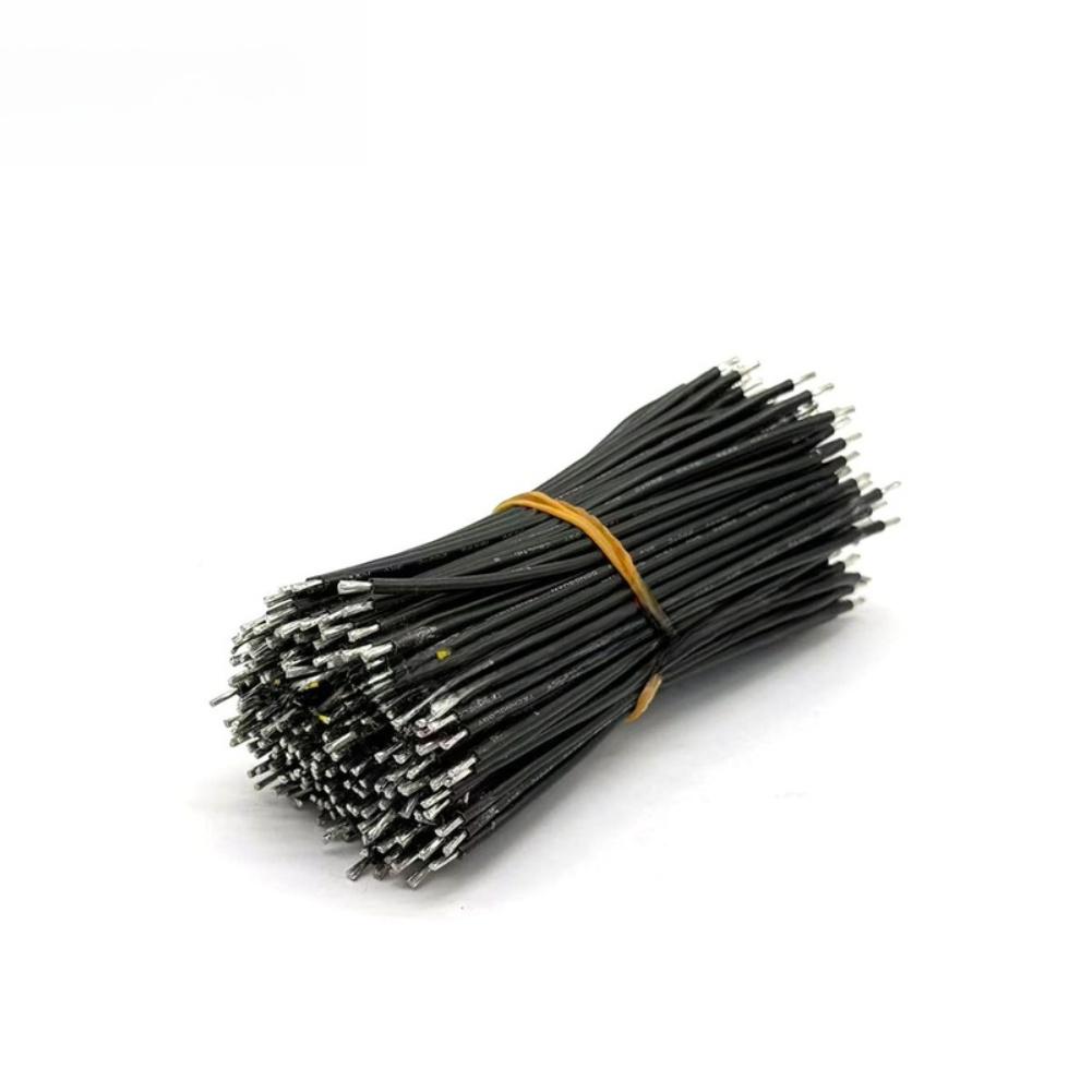200pcs Tin-Plated Breadboard PCB Solder Cable For Jumper Cable Wire Two Ends PVC Electronic Connector Wire