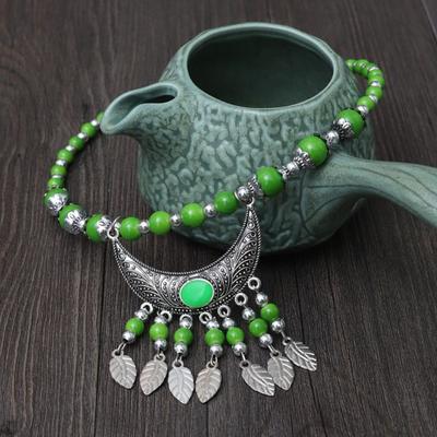 Girls Niche Hairdress National Style Fringed Chain Forehead Chain Women Necklace Eyebrow Pendant Fashion Jewelry
