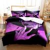 3pcs Kpop Demon Hunters Theme Duvet Cover Set EU Single Size Bedding Sets Quilt Cover Duvet Cover for Kids & Adults K Pop