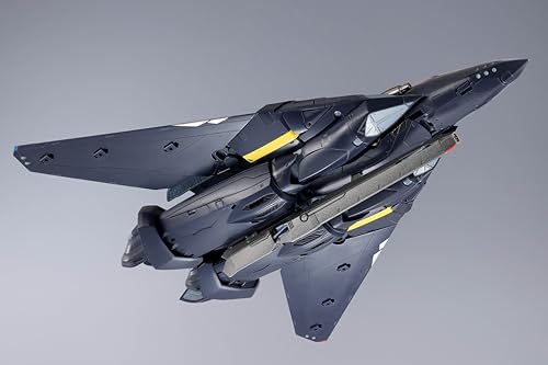 Tamashii Nations DX Chogokin Macross 7 VF-17S Nightmare Stealth Valkyrie Gumlin Kizaki Machine 250mm ABS Metal PVC Movable Figure