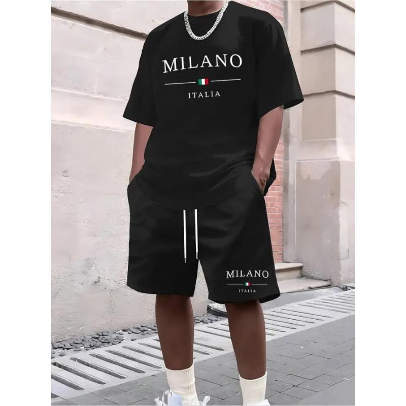 Fashion Best-selling 3D Printed Men's Suit Y2K Oversized Casual T-shirt Suitable for Daily and Training Wear