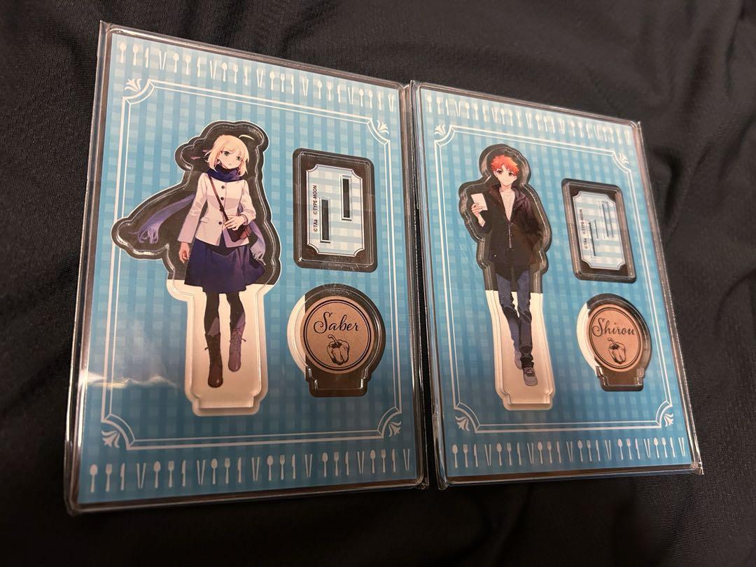 

[USED] Today s Meal at the Emiya Family Acrylic Stand Saber Shirou Fate