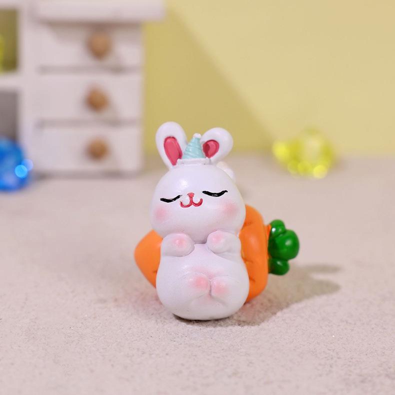 

Китайський Зодіак Кролик Киваючий Орнамент: Мила прикраса для автомобіля, телевізійної тумби, винного шафи або офісного столу - Ідеальний подарунок для друзів