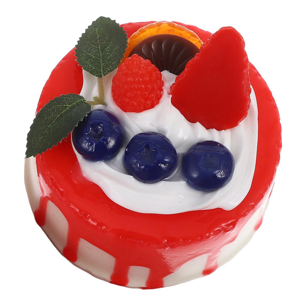 Exquisite Realistic Fake Birthday Cake for Display Photography Props Bakery Cafe Home Decor Wedding Birthday Party Tabletop