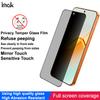 For Honor Power 2 5G Glass IMAK 3D Curved Privacy Tempered Glass Full Screen Coverage Film