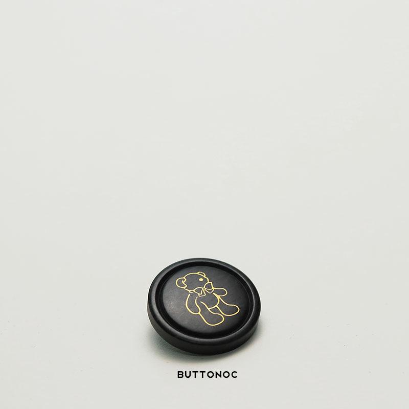 5Pcs Xiaoxiang Cute Wind Bear Resin Button Suit Sweater Jacket Button Coat Cardigan Children'S Button