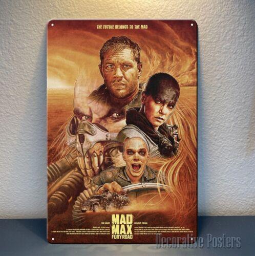 Mad Max Fury Road Movie Metal Poster Tin Sign 20x30cmAluminum 20x30cm（7.8x11.8inch）