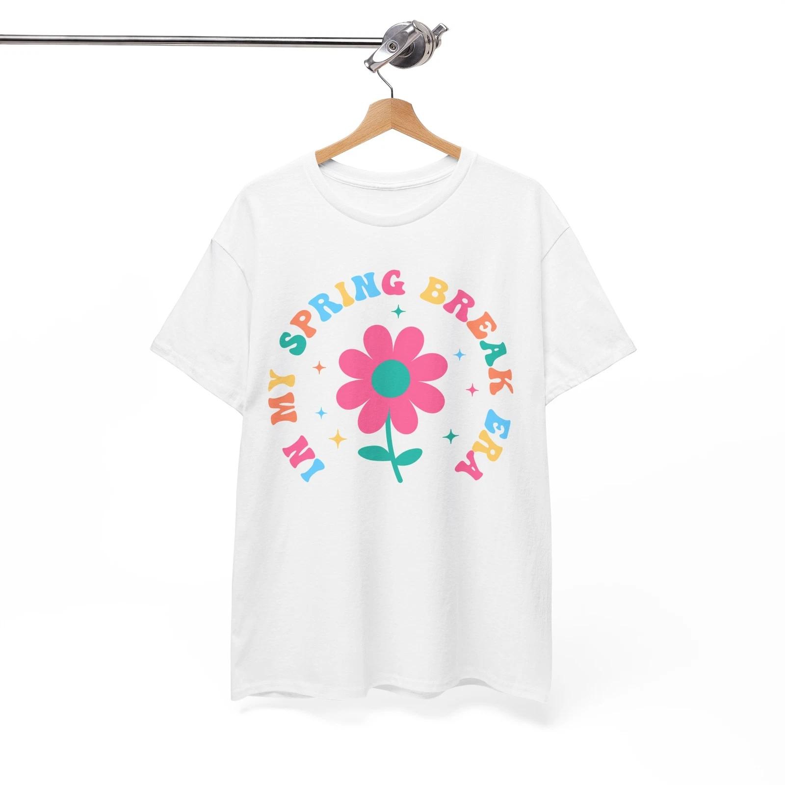 

In My Spring Break Era T-Shirt | Vibrant Hues & Floral Inspired Tee | 2XL