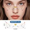 New Pride Day Rainbow Freckle Temporary Tattoo Sticker Waterproof Laser Hot Silver for Face White Paper Application