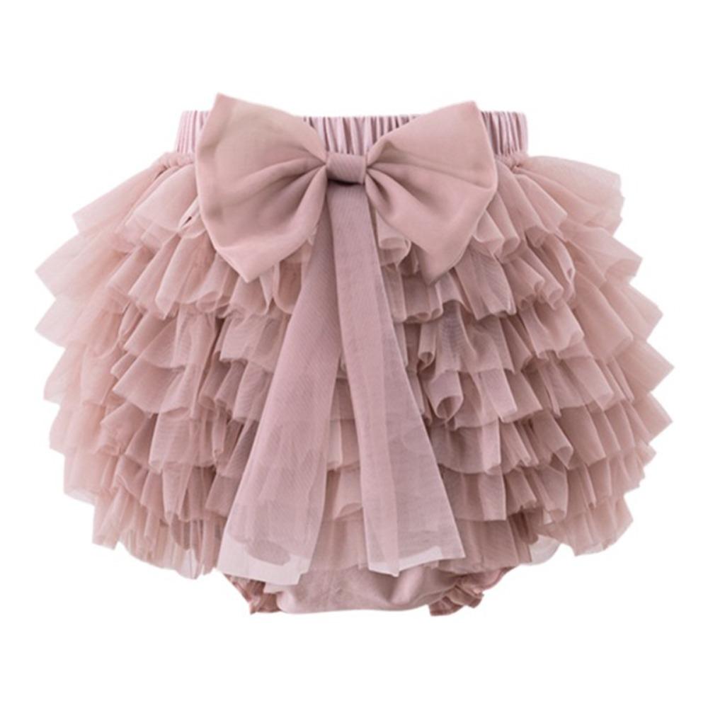 Multi-layer Baby Girls Tutu Skirt Tulle Mesh Tulle Mesh Skirt Fashion Tutu Fluffy Skirt Kids 90cm светло-розовый