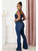 Women's European & American Fashion Casual Sexy Denim Wide-Leg Overalls