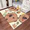 Cute Cartoon Animal Rug Suitable for use as an anti-slip game mat for living room and bedroom sofas