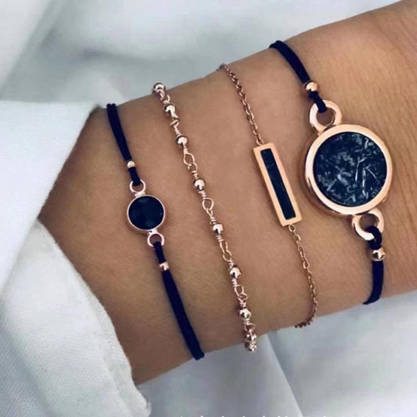 Chic Rhinestone Zircon Jewelry Set: Necklace, Earrings, Ring & Watch for Women