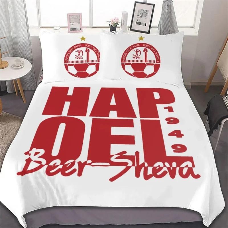 Hapoel Beer Sheva Bedding Set,Duvet Cover Comforter Bed Set Quilt Cover Pillowcase,King Queen Twin Size Boys Girls Adultse
