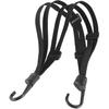Motorcycles Mesh Helmet Rope, Rope Motorcycle Strength Retractable Helmet Luggage Elastic Rope Strap with 2 Hooks(63cm/24.8")