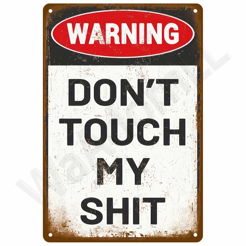 Placa de Metal Vintage Placas de Estanho Bar Sinal de Metal Retrô Arte de Parede Mural Estético Quarto Itens de Decoração para Casa Pôster Decoração de Garagem