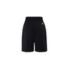 Nike Logo Print Lace-Up Casual Shorts Women Bottoms Black FN0652-010