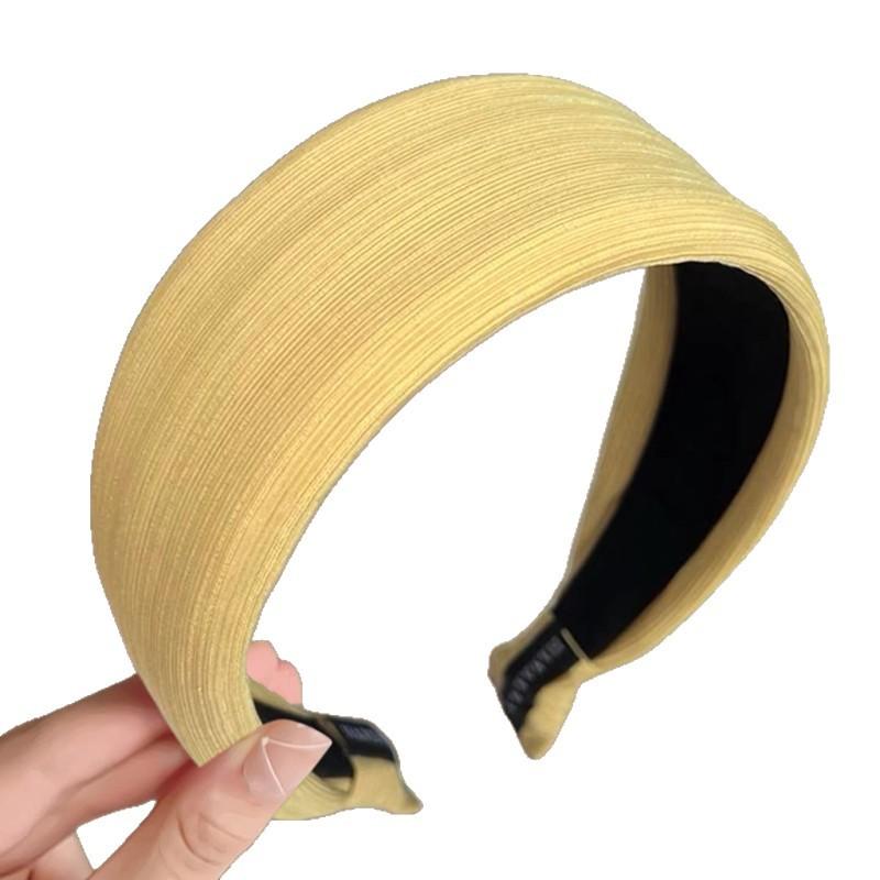 Temperament High Skull Wide-brimmed Hair Hoop for Women, Light Luxury, High-end, Foreign Style, Fashionable, Non-pressure Hair Travel Hoop