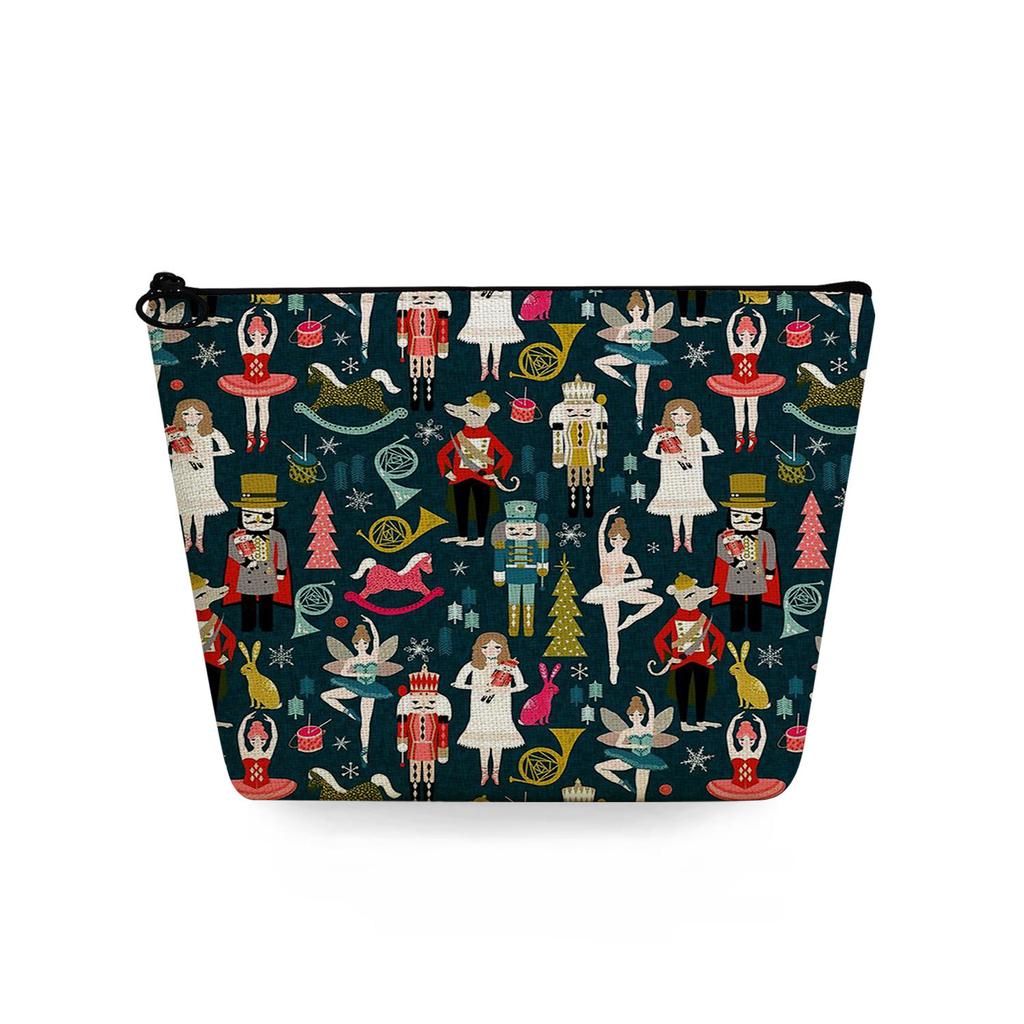 Women Ballet Girl Print Cosmetic Bag Toiletries Organize Travel Storage Case  6368