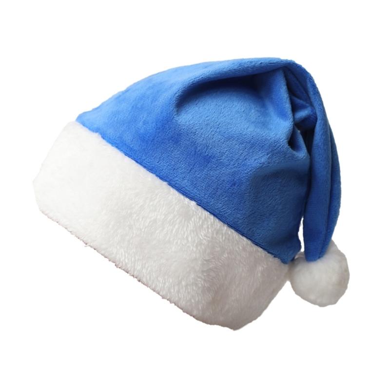 Party Hat MerryChristmas Plush Hat for Festival Family Gathering PartyFavor Props Hat Holiday Cap Decorative Santa Hat