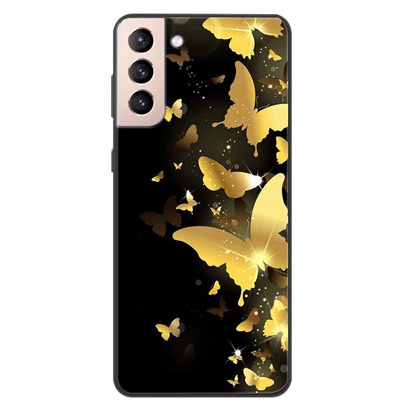 Per Samsung Galaxy S21 FE 5G Custodia Cartoon Dipinta Morbida TPU Custodie per Telefono per Galaxy S21FE S 21 FE Cover Posteriore in Silicone Coque Carina
