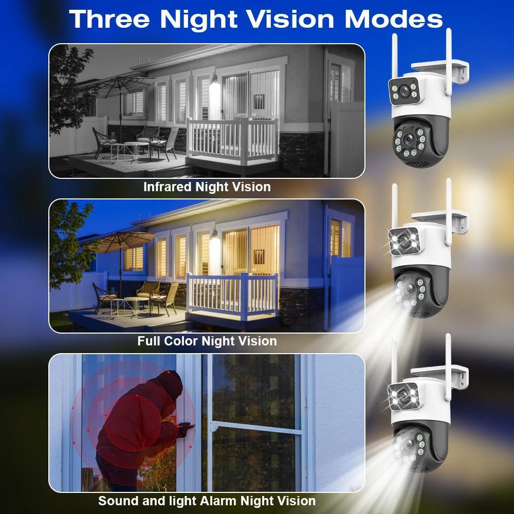 ICSEE Outdoor PTZ Wireless Home Surveillance Camera - High-Definition