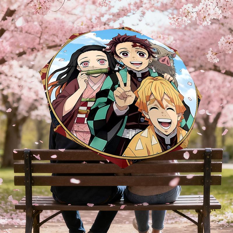 1PC Anime Characters Umbrella-8-Rib Reinforced, Automatic Open, Lightweight & Durable, Cute Fashion Accessory for Outdoor-P2707