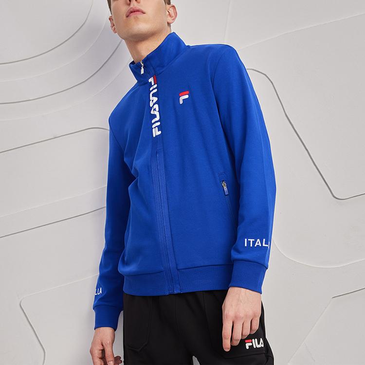 New FILA Jackets Men's Space Blue F51M138599FDB