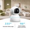 Full Coverage Home Surveillances Camera High-Definition Resolution Mobile App Control Durable ABS Design Indoor Surveillances
