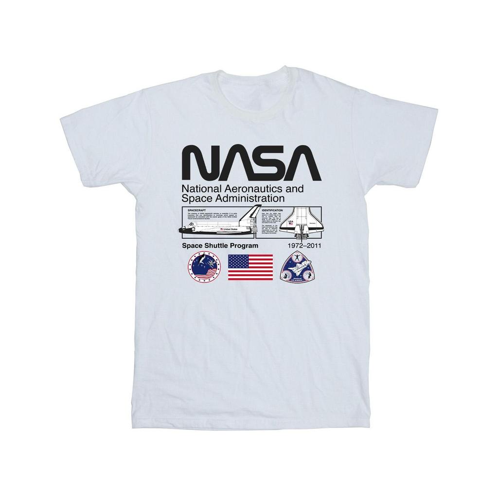 NASA Tricou din bumbac pentru fete Space Admin