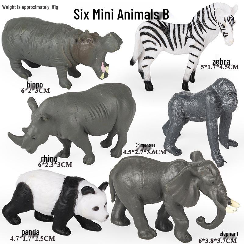 Realistic Forest Animal Miniatures: Monkey, Squirrel, Raccoon, Meerkat, Fennec Fox, Cat Toys & Ornaments