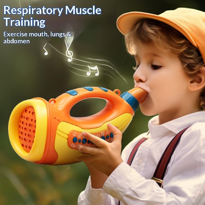 Animal Assembly Simulation Sound Effect Blowing Horn Exercise Horn Vital Capacity Musical Instrument Children Playing Toys