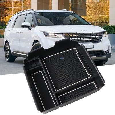Car Central Armrest Storage Box Holder For Kia Carnival KA4 2022 Center Console Organizer Tidying