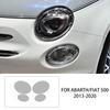 TPU Car Headlight Protective Film for Fiat 500 2013-2020 Clear & Smoke Anti-Scratch Auto Accessories