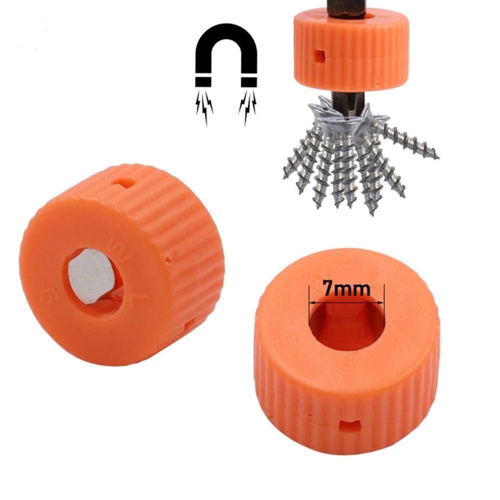 Improve Screwdriver Magnetism with 5Pcs Orange Magnetic Rings (65 characters)