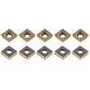 10pcs CNC Carbide Tips Inserts Blade Cutter Lathe Turning Tool With Box