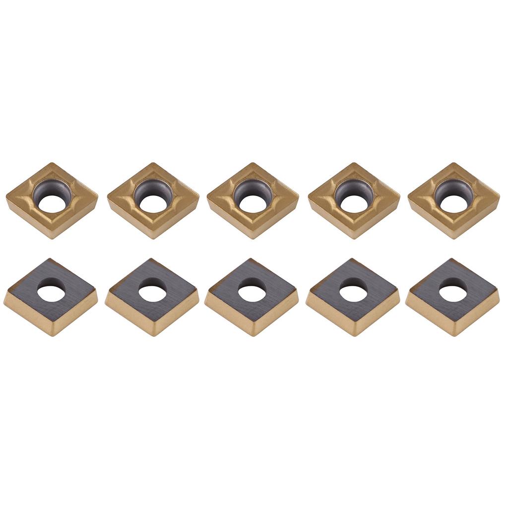 10pcs CNC Carbide Tips Inserts Blade Cutter Lathe Turning Tool With Box
